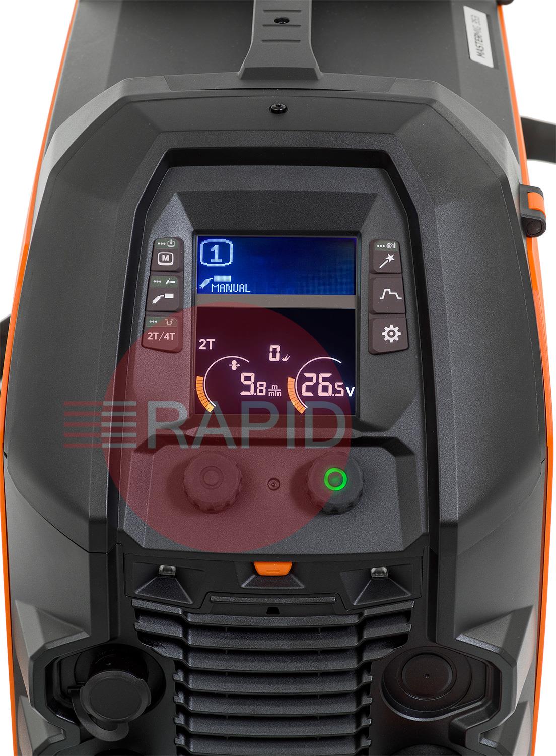 P501GX4  Kemppi Master M 353G MIG Welder Air Cooled Package, with GX 405G 3.5m Torch - 400v, 3ph